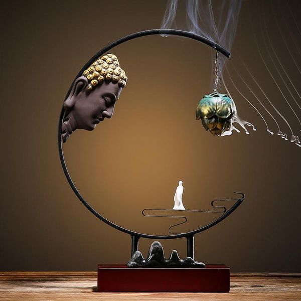 fragrance lamps porcelain 40cm tathagata incense burner alloy censer minimalist style chinese ornaments feng shui lucky home decor
fragrance lamps porcelain 40cm tathagata incense burner alloy censer minimalist style chinese ornaments feng shui lucky home decor