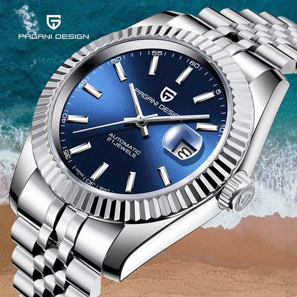 wristwatches pagani design mechanical men's watches fashion sports wristwatch automatic waterproof brand watch for men relogio masculin, Slivery;brown
wristwatches pagani design mechanical men's watches fashion sports wristwatch automatic waterproof brand watch for men relogio masculin, Slivery;brown
