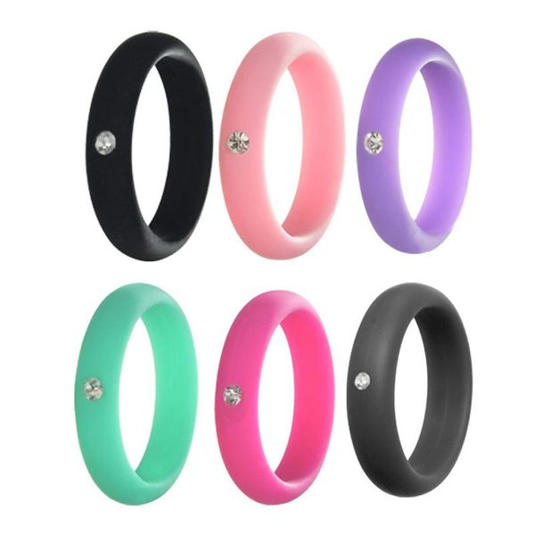wedding rings 6pcs/set women's finger crossfit flexible rhinestones rubber bands silicone ring for lady engagement anillios jz17, Slivery;golden
wedding rings 6pcs/set women's finger crossfit flexible rhinestones rubber bands silicone ring for lady engagement anillios jz17, Slivery;golden