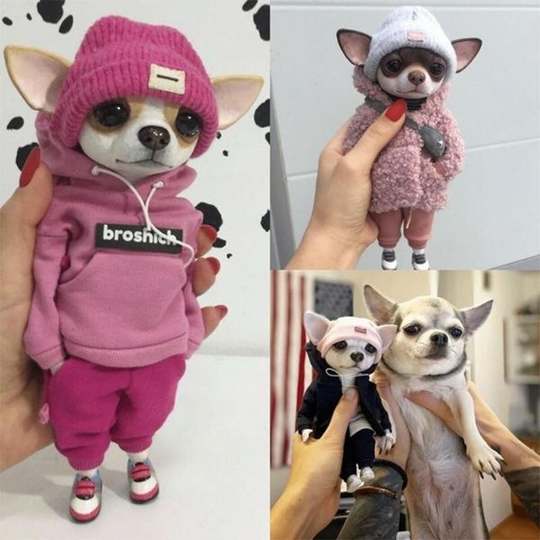 party favor cute fashionable animal resin dolls with hoodie clothes cartoon little dog decoration doll collection figurines
party favor cute fashionable animal resin dolls with hoodie clothes cartoon little dog decoration doll collection figurines