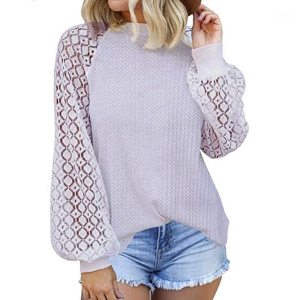 women's blouses & shirts elegant lace patchwork long sleeve blouse shirt women vintage hollow out o neck solid autumn female casual st, White
women's blouses & shirts elegant lace patchwork long sleeve blouse shirt women vintage hollow out o neck solid autumn female casual st, White