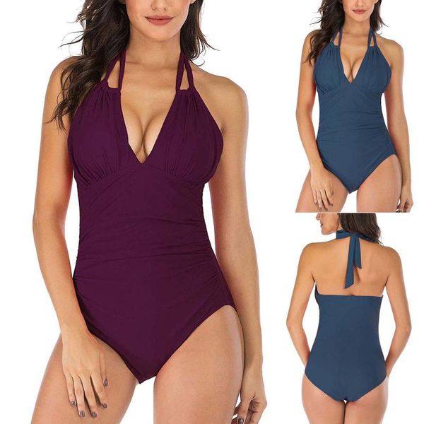 one-piece suits ladies swimwear suspender deep v-neck summer temperament mesh women beach outdoor push up swimsuit cover pants for muje
one-piece suits ladies swimwear suspender deep v-neck summer temperament mesh women beach outdoor push up swimsuit cover pants for muje
