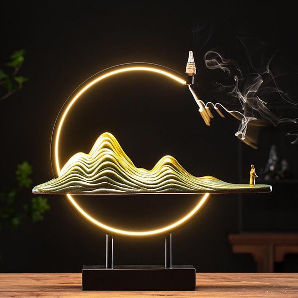 fragrance lamps led light backflow incense burner with 20 pcs cones smoke waterfall sticks holder porcelain censer landscape decoration
fragrance lamps led light backflow incense burner with 20 pcs cones smoke waterfall sticks holder porcelain censer landscape decoration