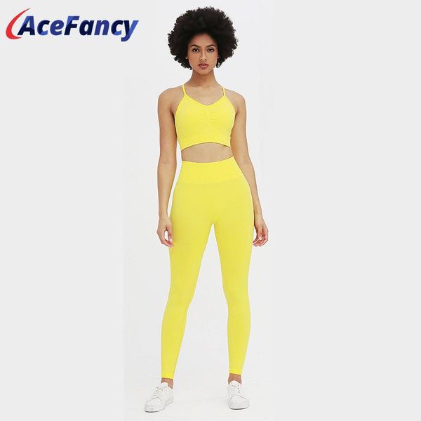 yoga outfits womens sports bra and leggings set acefancy zc2426 high waist running padded push up women two piece, White;red
yoga outfits womens sports bra and leggings set acefancy zc2426 high waist running padded push up women two piece, White;red
