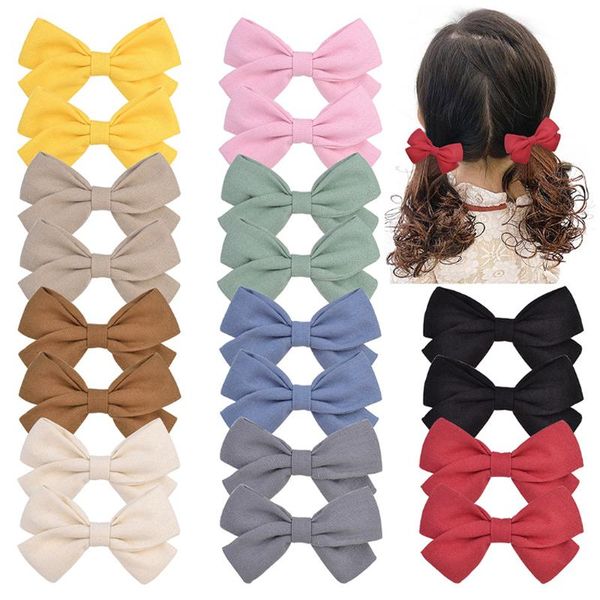 solid bows hair clips for baby girls cute hairpins safty handmade barrettes headwear kids accessories, Slivery;white
solid bows hair clips for baby girls cute hairpins safty handmade barrettes headwear kids accessories, Slivery;white