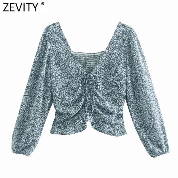 zevity women sweet v neck floral print pleats short smock blouse femme puff sleeve hem ruffles slim shirt roupa chic ls9102 210419, White
zevity women sweet v neck floral print pleats short smock blouse femme puff sleeve hem ruffles slim shirt roupa chic ls9102 210419, White