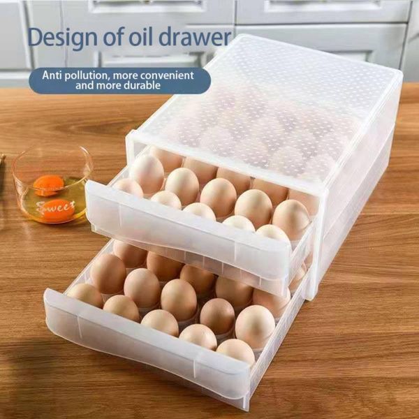 storage baskets multi-layer design chicken egg container 60 grid large capacity box holder for refrigerator household
storage baskets multi-layer design chicken egg container 60 grid large capacity box holder for refrigerator household