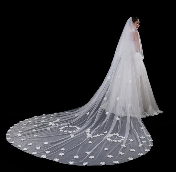 bridal veils 2021 5meter one layer lace edge white ivory catherdal wedding veil long accessories, Black
bridal veils 2021 5meter one layer lace edge white ivory catherdal wedding veil long accessories, Black