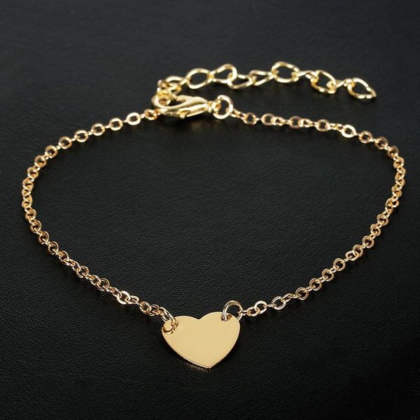 charm bracelets arrival trendy fashion heart metal chain bracelet women jewelry accessories simple peach woman sl042, Golden;silver
charm bracelets arrival trendy fashion heart metal chain bracelet women jewelry accessories simple peach woman sl042, Golden;silver