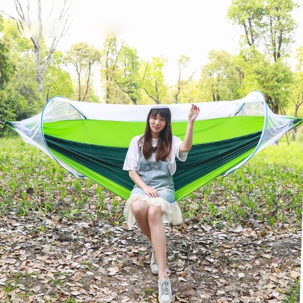 outdoor games & activities the mosquito net hammock 2 person anti-mosquito automatic opening dorm hanging chair furniture swing drop
outdoor games & activities the mosquito net hammock 2 person anti-mosquito automatic opening dorm hanging chair furniture swing drop