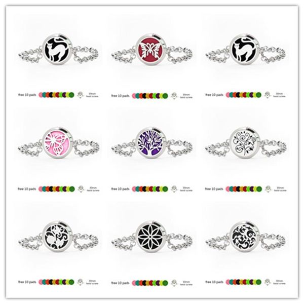 more than 80 styles 30mm essential oils stainless steel perfume diffuser locket bracelet link, chain, Black
more than 80 styles 30mm essential oils stainless steel perfume diffuser locket bracelet link, chain, Black