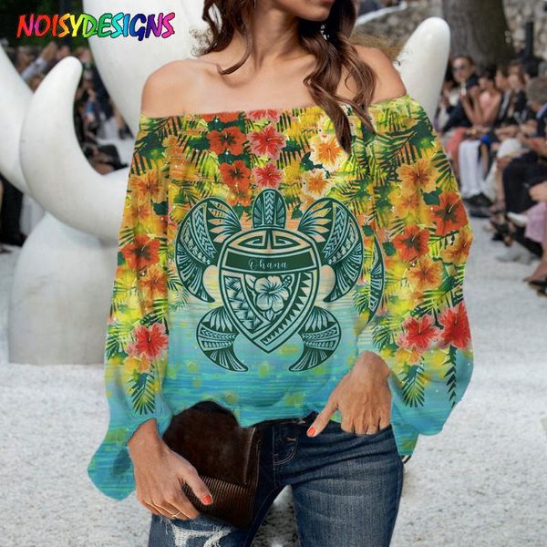 women's blouses & shirts noisydesigns off shoulder chiffon shirt women hawaiian maoli turtle and flower printing lantern long sleeve pu, White
women's blouses & shirts noisydesigns off shoulder chiffon shirt women hawaiian maoli turtle and flower printing lantern long sleeve pu, White