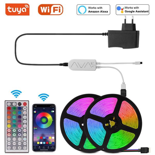 tuya wifi smart led strip 12v rgb tape light party holiday lighting neon alexa control gift for mother's day strips
tuya wifi smart led strip 12v rgb tape light party holiday lighting neon alexa control gift for mother's day strips