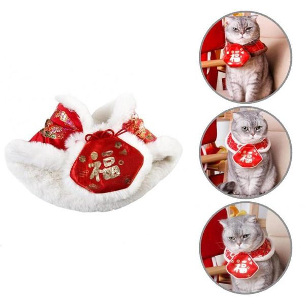 cat costumes long-lasting durable pet round drool bibs red shawl flower print supplies
cat costumes long-lasting durable pet round drool bibs red shawl flower print supplies