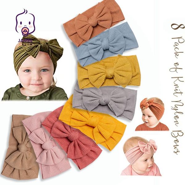 hair accessories 8 style baby band set for girls bow elastic headbands twisted cable design turban kids headware, Slivery;white
hair accessories 8 style baby band set for girls bow elastic headbands twisted cable design turban kids headware, Slivery;white