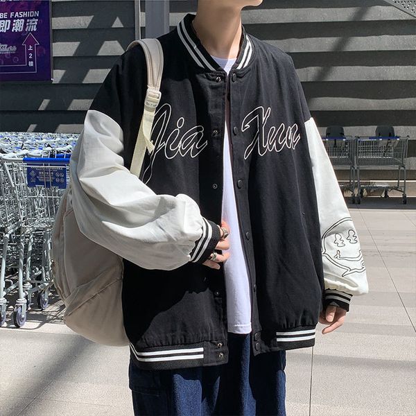 men's jackets baseball jacket for men spring and fall fashion brand ruffian printed port loose big casual all-match vzrz, Black;brown
men's jackets baseball jacket for men spring and fall fashion brand ruffian printed port loose big casual all-match vzrz, Black;brown
