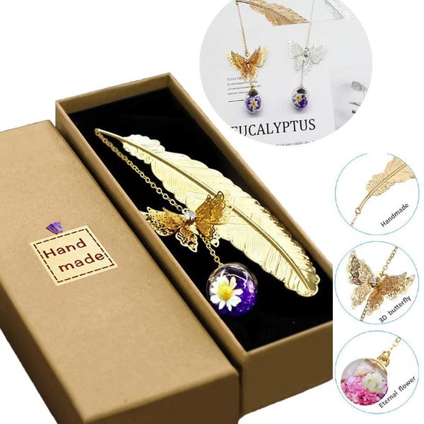 gift wrap 1pc retro vintage bookmark design of feather/butterfly creative metal bookmarks promotional stationery film book mark
gift wrap 1pc retro vintage bookmark design of feather/butterfly creative metal bookmarks promotional stationery film book mark