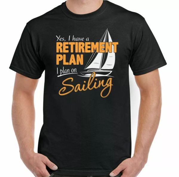 sailing t-shirt sailor pension plan mens funny boat ship yacht royal navy, White;black
sailing t-shirt sailor pension plan mens funny boat ship yacht royal navy, White;black