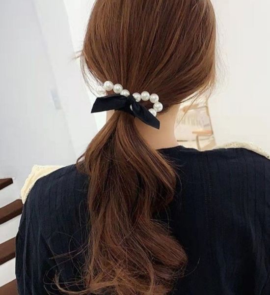 butterfly clip ribbon hairband high elastic pearl headband pony tails holder, Golden;silver
butterfly clip ribbon hairband high elastic pearl headband pony tails holder, Golden;silver