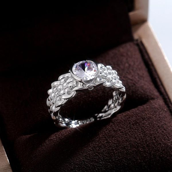 wedding rings fashion twist women round cubic zirconia crystal simple stylish bridal marriage engagement statement, Slivery;golden
wedding rings fashion twist women round cubic zirconia crystal simple stylish bridal marriage engagement statement, Slivery;golden