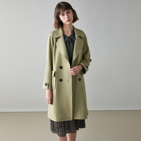 women's trench coats 2021 autumn fashion temperament coat korean loose and simple lapel windbreaker women's middle long style, Tan;black
women's trench coats 2021 autumn fashion temperament coat korean loose and simple lapel windbreaker women's middle long style, Tan;black