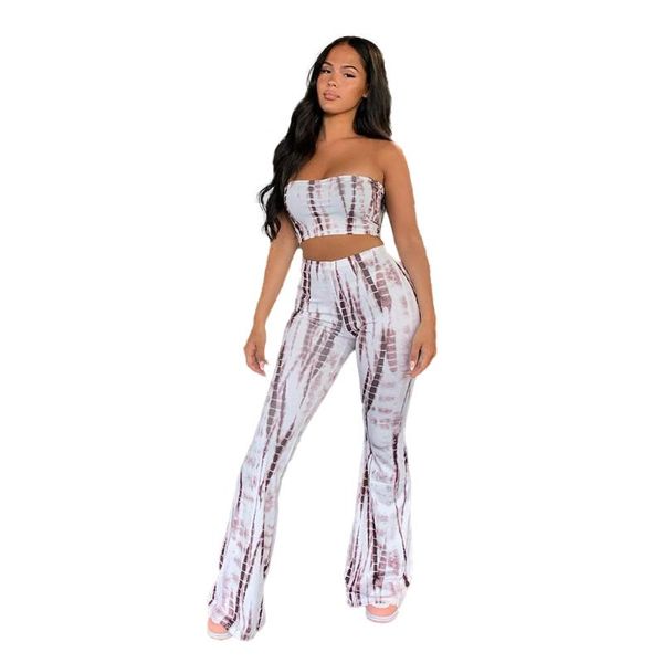 women's two piece pants womens tracksuit tie dye printed tube suit wide leg bottom set outfits, White
women's two piece pants womens tracksuit tie dye printed tube suit wide leg bottom set outfits, White