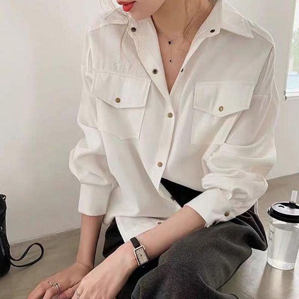women's blouses & shirts office ladies single-breasted lapel female plus size women white shirtshong kong style long sleeve casual
women's blouses & shirts office ladies single-breasted lapel female plus size women white shirtshong kong style long sleeve casual