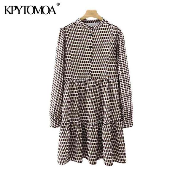 women chic fashion with buttons geometric print mini dress vintage o neck long sleeve female dresses vestidos 210421, Black;gray
women chic fashion with buttons geometric print mini dress vintage o neck long sleeve female dresses vestidos 210421, Black;gray