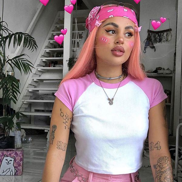 heyoungirl patchwork casual short sleeve t-shirt women fashion korean basic crop t shirt ladies streetwear cotton tees, White
heyoungirl patchwork casual short sleeve t-shirt women fashion korean basic crop t shirt ladies streetwear cotton tees, White