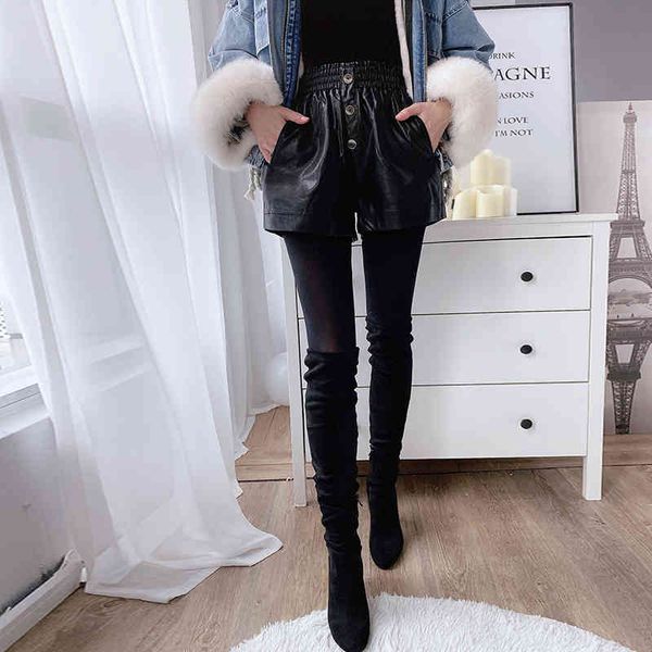 dabuwawa solid elastic waist a-line pu shorts women bottom ladies highstreet button winter shorts female fashion dn1dsp002 210520, White;black
dabuwawa solid elastic waist a-line pu shorts women bottom ladies highstreet button winter shorts female fashion dn1dsp002 210520, White;black
