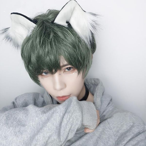 dark green wigs short 26cm for black women male afro synthetic hair heat resistant cosplay party halloween wig1
dark green wigs short 26cm for black women male afro synthetic hair heat resistant cosplay party halloween wig1