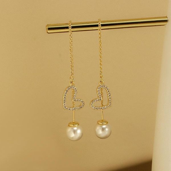 dangle & chandelier origin summer textured hollow love heart long tassel earrings for women simulated pearl chains hanging drop jewelry, Silver
dangle & chandelier origin summer textured hollow love heart long tassel earrings for women simulated pearl chains hanging drop jewelry, Silver