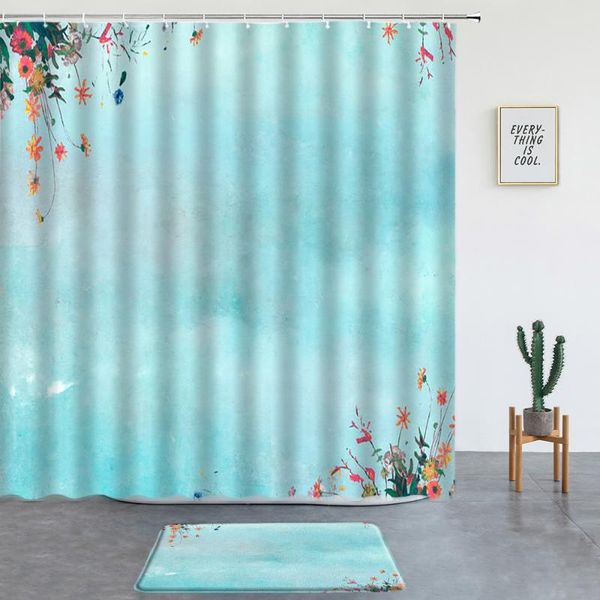 shower curtains green modern art painting bathroom decor set non-slip rug watercolor flower and plant fabric washable with hooks
shower curtains green modern art painting bathroom decor set non-slip rug watercolor flower and plant fabric washable with hooks