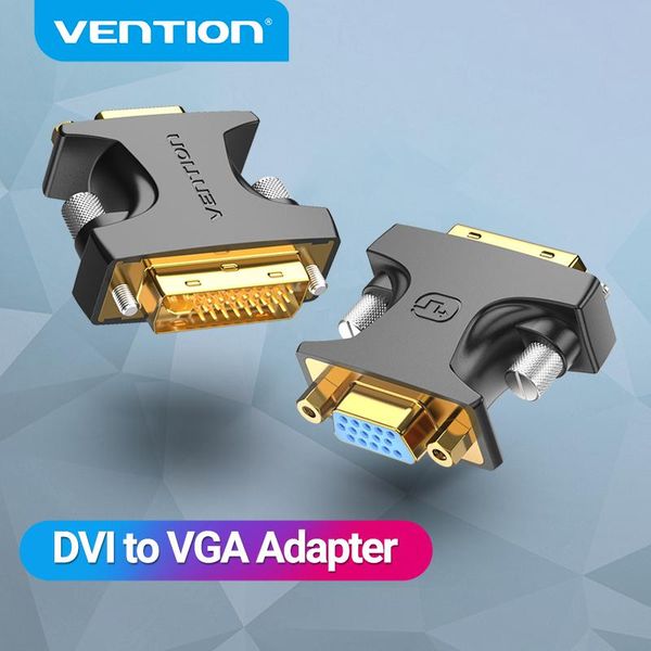 vention dvi to vga adapter cable dvi-i 24+5 male female converter 1080p for hdtv projector monitor lapvideo cables & connectors
vention dvi to vga adapter cable dvi-i 24+5 male female converter 1080p for hdtv projector monitor lapvideo cables & connectors