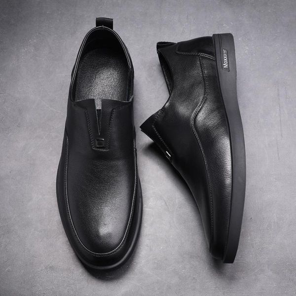 dress shoes genuine leather men casual brand mens loafers moccasins breathable slip on driving, Black
dress shoes genuine leather men casual brand mens loafers moccasins breathable slip on driving, Black