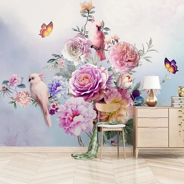 custom hand painted retro flower bird parrot self adhesive wallpaper living room sofa tv background 3d po murals wall paper wallpapers
custom hand painted retro flower bird parrot self adhesive wallpaper living room sofa tv background 3d po murals wall paper wallpapers