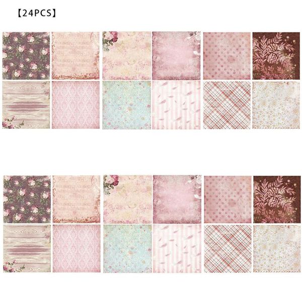 24pcs paper scrapbooking background sheet card making diy pad hand craft decoration accessory gift wrap
24pcs paper scrapbooking background sheet card making diy pad hand craft decoration accessory gift wrap