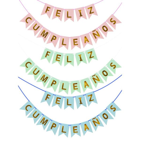 party decoration 1pcs spanish letter flag birthday happy banner decorations for kids backdrop pendant decor
party decoration 1pcs spanish letter flag birthday happy banner decorations for kids backdrop pendant decor