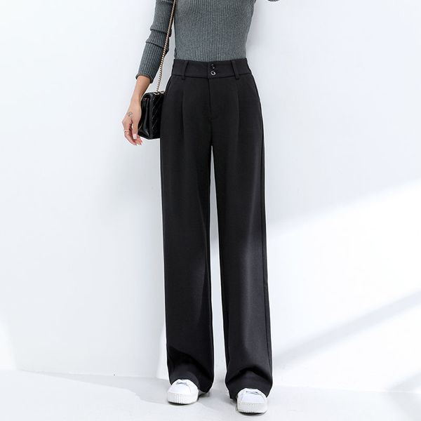 capri 2021 autumn/winter female waist-high legged women's straight femme chic thicken long pants streetwear, Black;white
capri 2021 autumn/winter female waist-high legged women's straight femme chic thicken long pants streetwear, Black;white