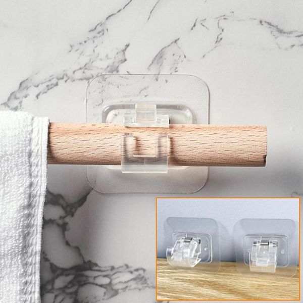 hooks & rails 2pcs strong self-adhesive bath curtain rod holder hanger hanging clip hand towel hangers kitchen bathroom organizer
hooks & rails 2pcs strong self-adhesive bath curtain rod holder hanger hanging clip hand towel hangers kitchen bathroom organizer