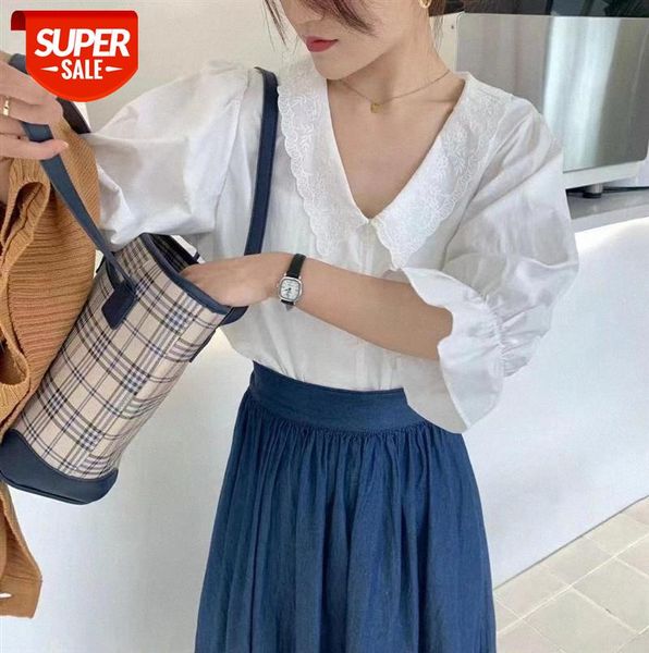 li zhiqi white shirt female design sense embroidery lapel puff sleeve western style small 110567 #uu1i, Black;gray
li zhiqi white shirt female design sense embroidery lapel puff sleeve western style small 110567 #uu1i, Black;gray