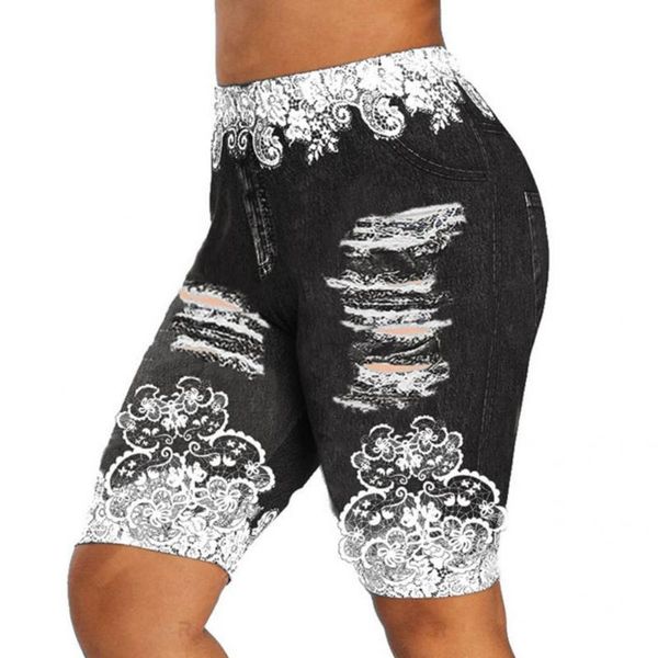 women's shorts sweat absorbent breathable ripped hole skinny gym for workout, White;black
women's shorts sweat absorbent breathable ripped hole skinny gym for workout, White;black
