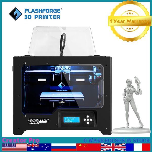 flashforge creator pro 3d printer kit dual extruder two colors printing heating bed all metal frame high precision impresora printers
flashforge creator pro 3d printer kit dual extruder two colors printing heating bed all metal frame high precision impresora printers