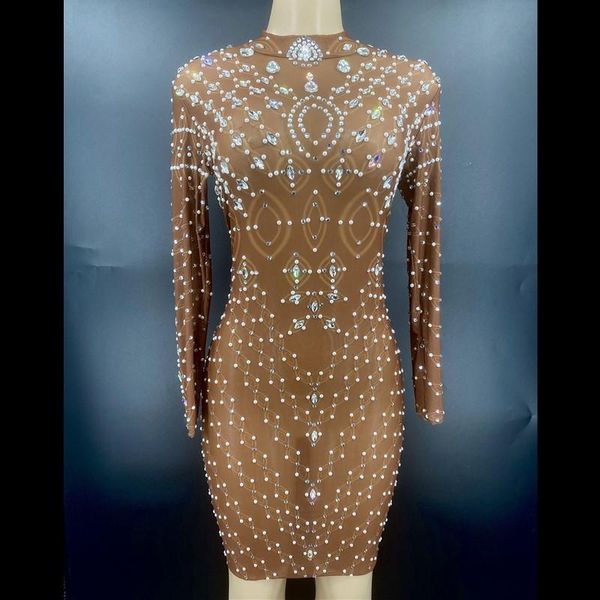 stage wear silver rhinestone pearls transparent short dress women dancer long sleeve outfit birthday celebrate prom youdu, Black;red
stage wear silver rhinestone pearls transparent short dress women dancer long sleeve outfit birthday celebrate prom youdu, Black;red
