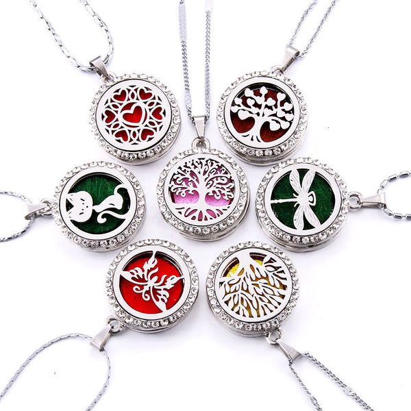 magnetic 10 styles chain rvs flavour therapy ethric oil diffuser perfume medallion hanger sierades, Silver
magnetic 10 styles chain rvs flavour therapy ethric oil diffuser perfume medallion hanger sierades, Silver