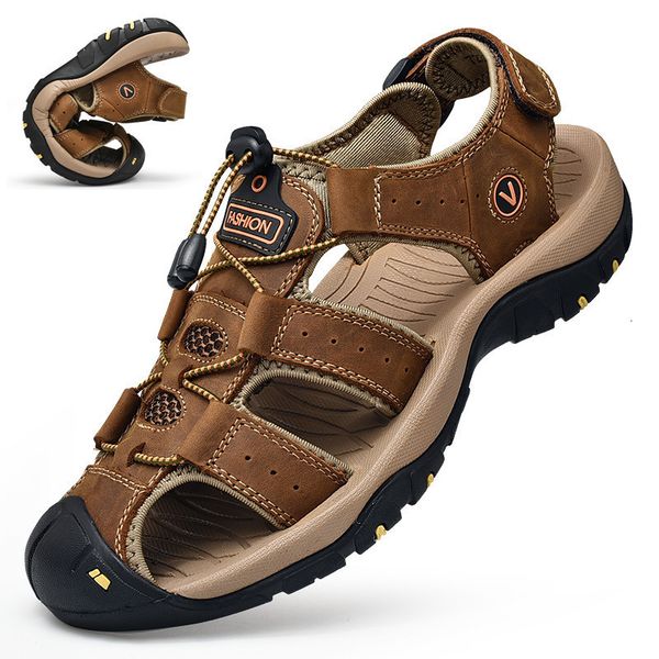 sandals men's youth outdoor sports korean fashion summer breathable baotou beach sho men, Black
sandals men's youth outdoor sports korean fashion summer breathable baotou beach sho men, Black