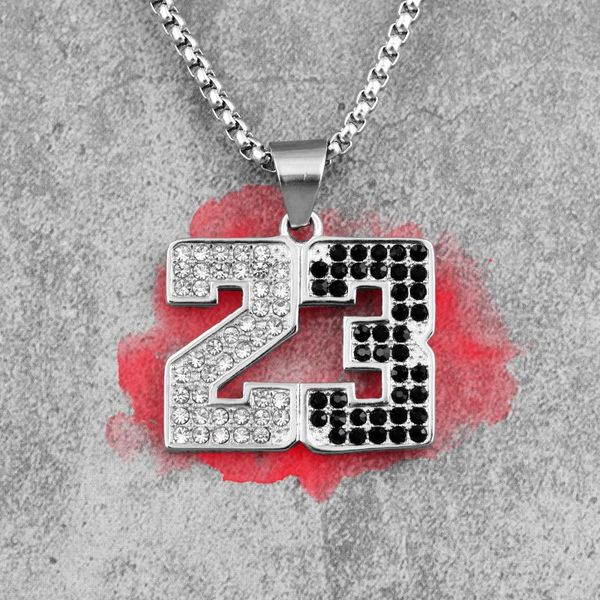 pendant necklaces number 23 rhinestone long men pendants chain punk for boyfriend male stainless steel jewelry creativity gift wholesale, Silver
pendant necklaces number 23 rhinestone long men pendants chain punk for boyfriend male stainless steel jewelry creativity gift wholesale, Silver