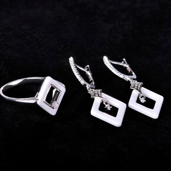 earrings & necklace dazz upscale ceramic keramisch square jewelry sets earrings&ring women silver color zircon white aros brinco wedding sch
earrings & necklace dazz upscale ceramic keramisch square jewelry sets earrings&ring women silver color zircon white aros brinco wedding sch