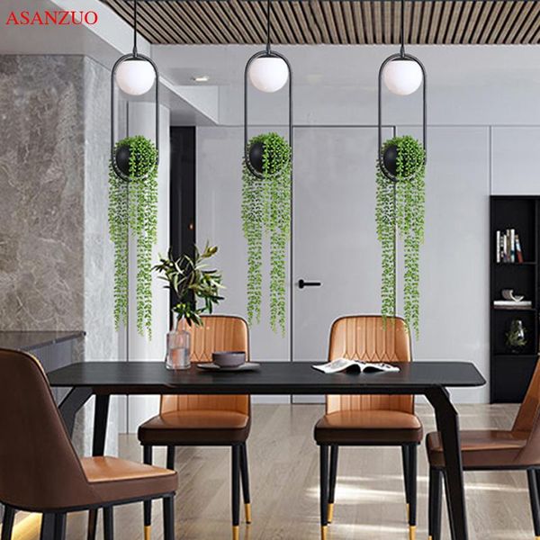 nordic plant pendant lights black creative living room dining hanging lamp bedroom study glass lamps
nordic plant pendant lights black creative living room dining hanging lamp bedroom study glass lamps