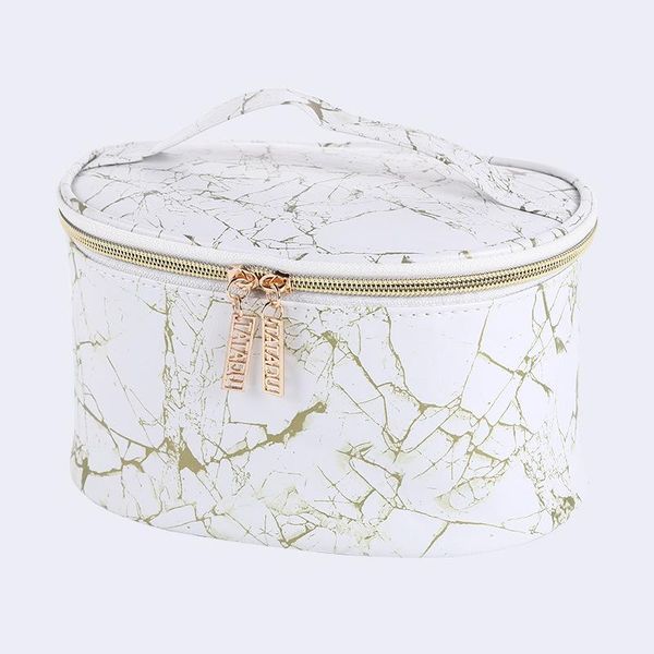 cosmetic bags & cases marble print women bag pu leather waterproof zipper make up lady portable travel wash makeup organizer beauty case
cosmetic bags & cases marble print women bag pu leather waterproof zipper make up lady portable travel wash makeup organizer beauty case